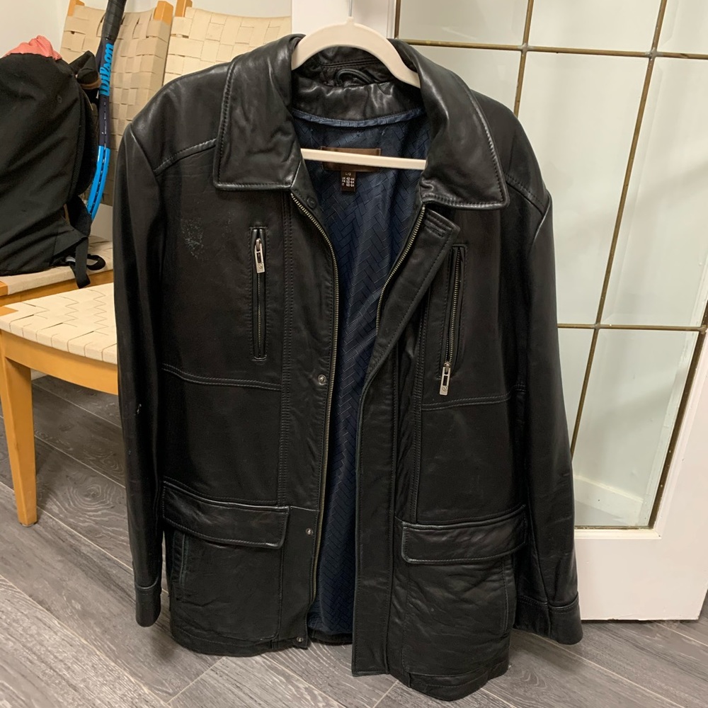 Men’s genuine leather jacket